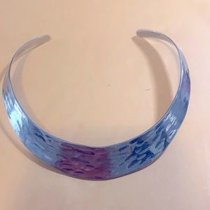 Vintage Mexican Silver Collar necklace